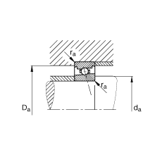 ���S�S�� HS71905-E-T-P4S, �{(di��o)��(ji��)���Ɍ�(du��)���Ԫ���b�����|�� �� = 25�������ƹ���